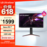 LG 27英寸 NanoIPS 2K 180Hz(OC) 满血版 10.7亿色 HDR400 兼G-Sync 游戏 电竞显示器 27GP850