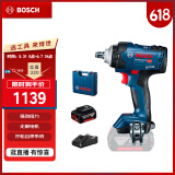 博世（BOSCH）GDS 18V-400 无刷锂电冲击扳手 充电式电动扳手风炮 5.0Ah电池*1