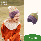 kocotreekk树儿童帽子加厚保暖宝宝护耳帽手套男孩针织围巾女童秋冬单帽子