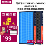 思博润 韩国进口滤材 配松下空气净化器过滤网滤芯 F-ZXFP35C+ZXFD35C 适用F-PXF35C PDF35C标准版