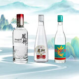 柳林凤柳三款口粮酒陕西白酒 52%vol 1375mL 3瓶 凤柳三款口粮酒