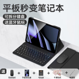 法普拉适用oppopadair2平板键盘保护套pad2全包11英寸2024新款一加pro12.1英寸平板电脑11.6英寸保护壳 【雅致黑+键盘+鼠标】 OPPO Pad 11英寸