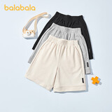 巴拉巴拉童装男大童儿童短裤2024夏装中大童休闲中裤女童时尚208224109202
