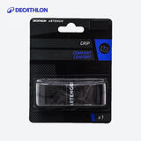 迪卡侬（DECATHLON）网球拍吸汗带手胶抦皮训练标志盘标志条防滑TNTEN 黑色柄皮1只装