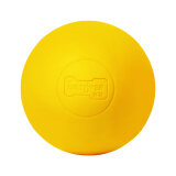 宜特（EETOYS）橡胶实心球黄色狗狗玩具磨牙耐咬有弹力互动训练宠物用品