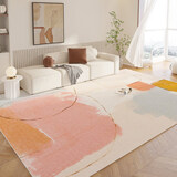 布迪思轻奢地毯客厅家用卧室现代简约高级感少女沙发茶几毯ins风大面积 彩虹糖果-05【加厚仿羊绒】 140cm*200cm