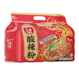白家陈记 酸辣方便粉丝五包装白家经典酸辣粉 非油炸袋装麻辣粉丝 酸辣粉（5包装）425g*1提