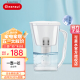 可菱水（CLEANSUI） 日本进口净水壶家用净水器自来水过滤母婴直饮机2.1L超滤水壶CP005 一壶（含超滤芯*1） 净水器