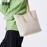 森马（Semir）托特包女包质感大容量手提包通勤单肩包105225153014