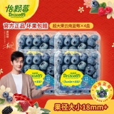 怡颗莓【果肉细腻】当季云南蓝莓 国产蓝莓 新鲜水果 Jumbo超大125g*4盒