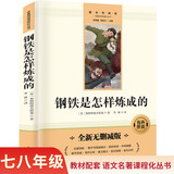 钢铁是怎样炼成的完整无删减同步人教教材配套阅读七八年级初一初二必读课外书教材语文名著阅读课程化丛书赠阅读专项手册扫码有声伴读