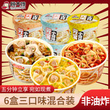 顾大嫂小馄饨早餐食品云吞非油炸方便速食抄手夜宵组合装 【6盒】三种口味各2盒 盒装