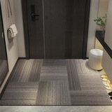 CERNI德国入户门地垫高端进门门口耐脏蹭土脚垫家用垫防滑耐脏免洗玄关 灰颜-圈绒 定制找客服【不退不换】