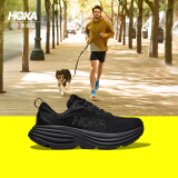 HOKA ONE ONE男款冬季邦代8公路跑鞋BONDI 8轻盈缓震透气 黑色 / 黑色(建议拍大半码) 40.5