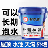 沃特浦鱼池防水涂料屋顶房顶漏水补漏王外墙裂缝补漏防水胶防漏堵漏材料