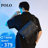 POLO单肩包男士机能风斜挎包男iPad包商务手机包运动挎包轻便大容量
