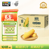 北纬47°水果玉米4.4斤(220g*10根) 开袋即食鲜甜玉米棒真空包装 低脂低GI