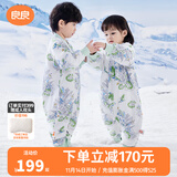 良良（liangliang）婴儿睡袋夏季空调房防踢被宝宝纯棉可拆袖儿童睡袋 林中歌·寒冬款【适合0-15℃】 S（建议身高60-75cm）