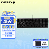 CHERRY樱桃 MX3.0S机械键盘 游戏键盘 电竞键盘 办公电脑键盘 侧刻键帽 合金外壳 樱桃无钢结构 黑色红轴