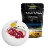 THOMAS FARMS 澳洲安格斯M3原切西冷牛排300g 长期谷饲牛肉烧烤健身