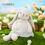 伽百利（Gabriel）毛绒玩具兔子公仔娃娃女孩生日礼物小兔子送女生安抚玩偶 W3101玛格丽特40cm 送礼盒 1