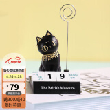 大英博物馆盖亚安德森猫日历摆件便签夹手机支架办公室摆件送女生生日礼物