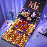 德芙（Dove）多唯巧克力礼盒情人节礼物女朋友生日礼物送女生男生老婆新年实用 三层遇见心意礼盒