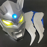 HERO THRIVE发光澳特曼头盔面具头套cos6-12岁男孩玩具生日礼物男生迪迦头盔 高配款-塞罗头盔-按键发光