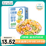 Arale乳清黄油蓝莓0蔗糖果蔬数字饼240g铁锌钙儿童节日营养休闲零食