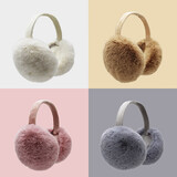 新款防冻耳套耳罩耳朵套冬天加厚耳包防寒冬季毛耳罩保暖耳捂子 卡其