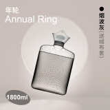 SAMPLYsamply婴儿专用热水袋加热暖手宝小号装水暖宝宝肠绞痛神器 妈妈款金属灰【送防烫布套】