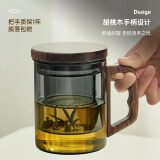 忆壶茶茶杯个人专用泡茶水分离玻璃杯办公室喝茶杯子男士高档绿茶水杯