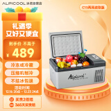 冰虎（Alpicool）车载冰箱压缩机制冷15升车家两用轿车12V货车24V可结冰冷冻冷藏箱