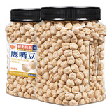 每果时光即食鹰嘴豆500g熟原味豆子粗粮无添加坚果炒货办公室休闲零食