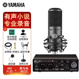 YAMAHA雅马哈UR22C声卡有声书录音专业设备配音喜马拉雅套装小说播 配AKG P120电容麦套装