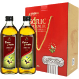 阿格利司（AGRIC）特级初榨橄榄1L油礼盒*2 希腊原装进口节日团购食用油礼盒