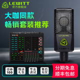 莱维特（LEWITT） LCT 240PRO电容麦克风声卡套装手机电脑主播直播k歌录音话筒设备全套 240PRO+艾肯Live Console套装