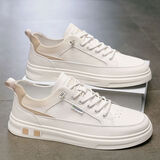 昌祥回力鞋子男秋季新款防水防滑板鞋小白鞋男士百搭潮流休闲运动男鞋 RF-AC2013米色 42