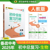 世纪金榜 2025版初中全程复习方略 语文数学英语物理化学生物历史道德与法治地理2025年中考总复习九年级初三复习教辅八年级生物地理考试复习书 生物（人教版） 2025版