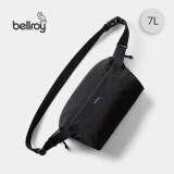 Bellroy澳洲Lite Sling 7L 春季新款轻行胸包户外骑行防轻泼水单肩斜挎包 墨黑色7L