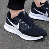 耐克（NIKE）正品男鞋跑步鞋2026年春夏飞线科技减震耐磨透气休闲慢跑运动鞋 002/黑白/SWIFT3 42.5