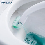 KINBATA一次性马桶刷可冲式刷头自带清洁剂可替换壁挂式便捷卫生收纳方便使用顺手卫生间清洁