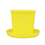 耐尔尼鸡料桶鸡食槽鸡鸭鹅饲料盆喂鸡食槽自动下料盆 喂鸽子料桶 40斤装鸡料桶