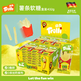 Trolli德国口力 薯条软糖橡皮糖 糖果儿童零食0脂肪分享装 432g盒装 