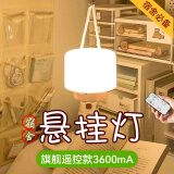 晨滋小夜灯宿舍挂灯寝室床上帐内床头灯床帘上铺台灯悬挂吊灯卧室喂奶 旗舰遥控款【3600mA】定时关灯