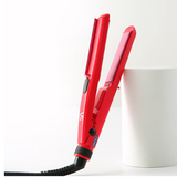 沙宣SASSON卷发棒小型烫发神器直卷两用夹板陶瓷不伤发空气刘海直板夹 69P粉色直卷两用