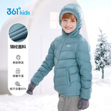 361°儿童轻薄羽绒服25冬男女中大童防风保暖外套K52341904 蓝160