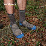 SMARTWOOL徒步轻量减震中筒袜户外美利奴羊毛袜运动袜登山袜1614 褐拼拉古纳蓝P31（新色） L（适合脚码42-45）