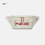 耐克（NIKE）官方灵蛇迎新系列斜挎包春季新款收纳拉链口袋宽敞HV6123 072浅骨色/浅骨色/大学红 均码