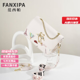 范西帕（FANXIPA）包包女包单肩包女士斜挎包送女友老婆妇女节生日礼物女 小天鹅米白色【精美礼盒】